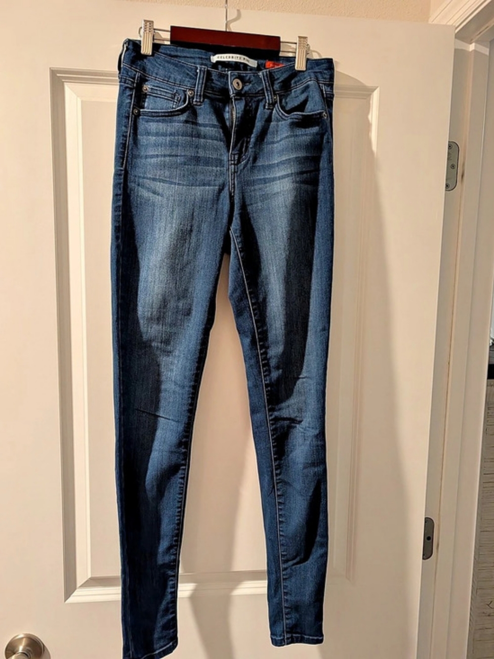Celebrity Pink The Rider Skinny Denim Jeans in Blue